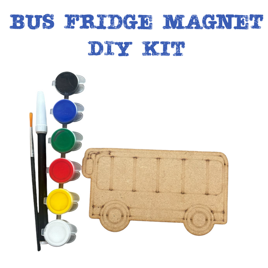 Wheels on the Bus Fridge Magnet DIY Kit