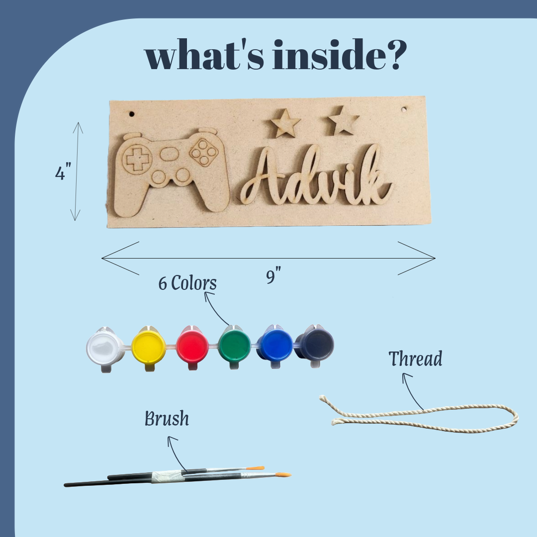 Gaming Nameboard DIY Kit