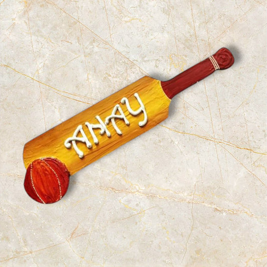 Bat Ball Kids Nameplate