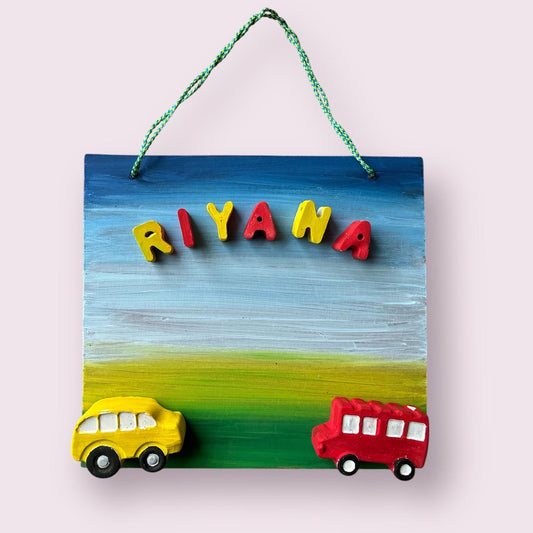 Cars Kids Nameplate