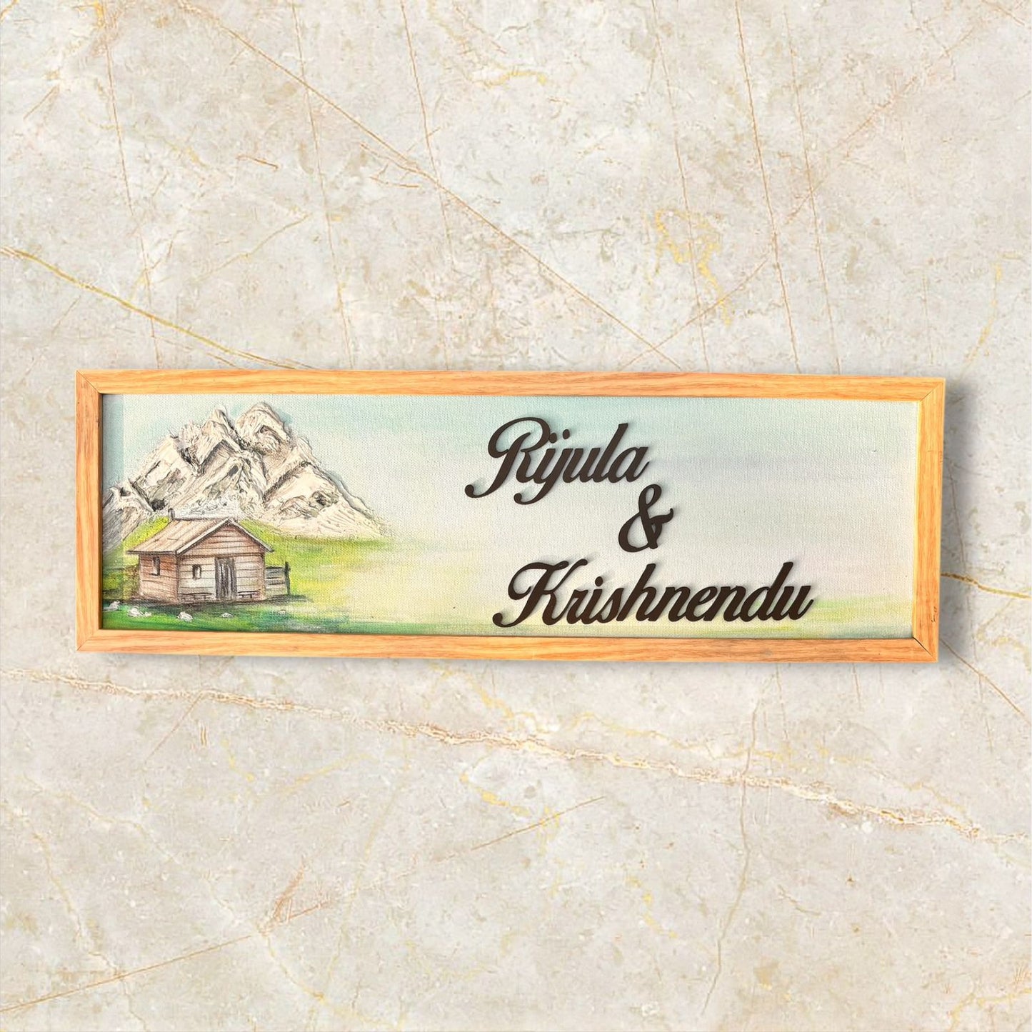 Sweet Home Nameplate