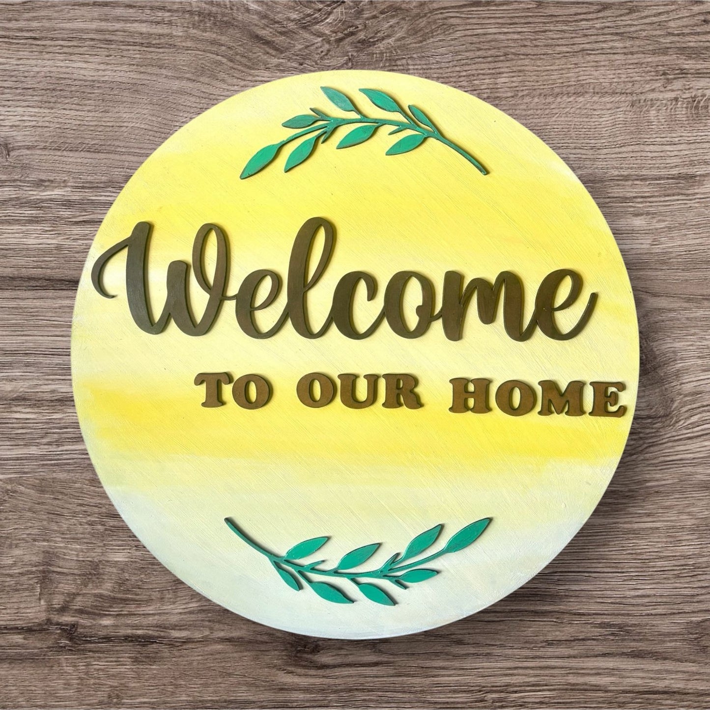 Welcome Nameplate