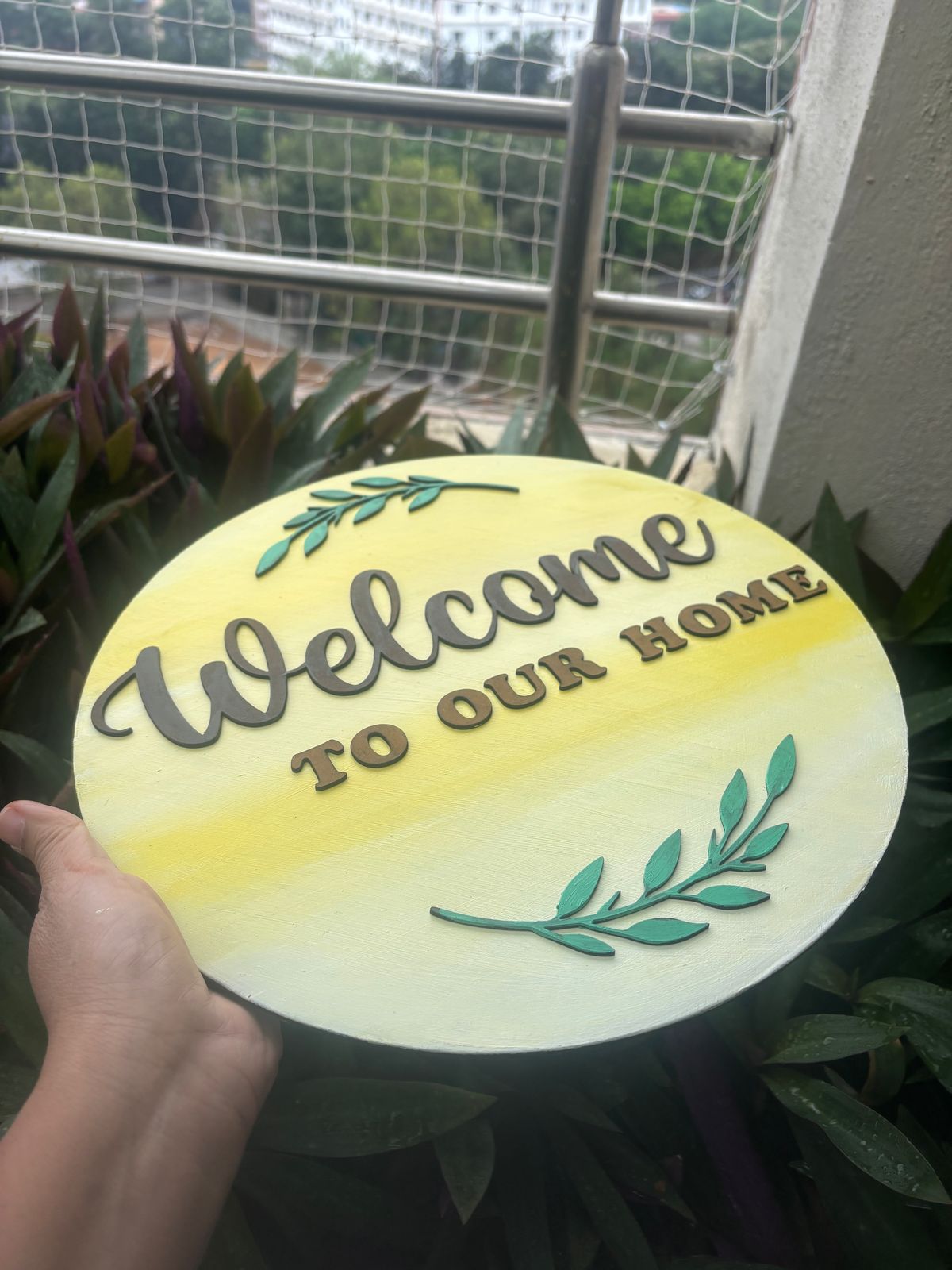 Welcome Nameplate