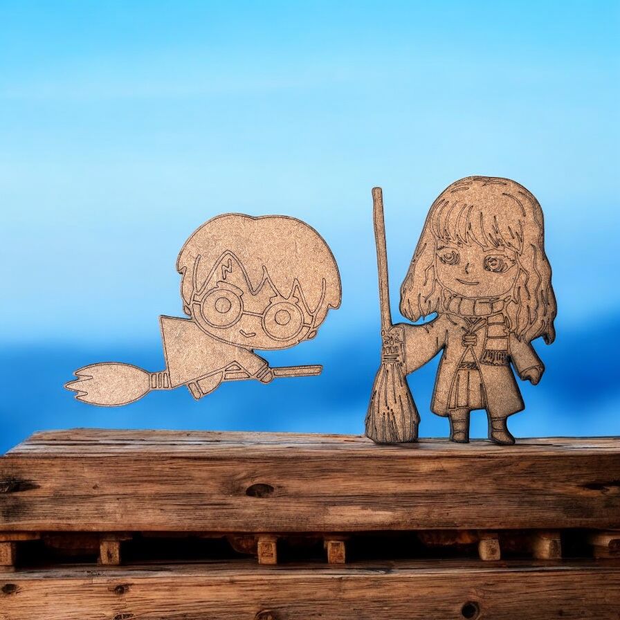 Harry Potter & Hermione Fridge Magnet DIY Kit