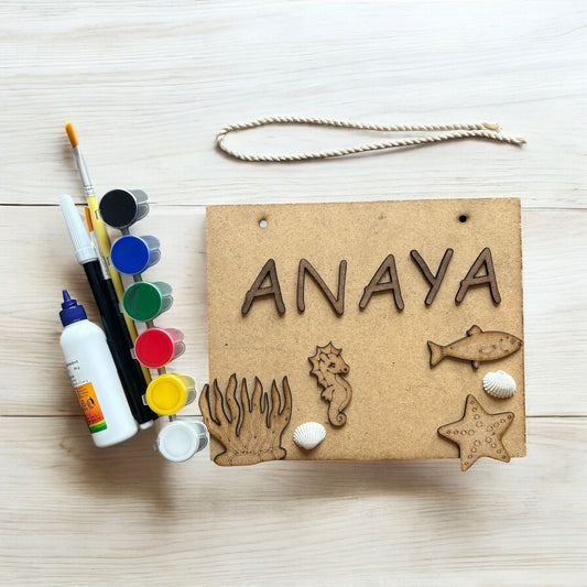 Aqua World Nameboard DIY Kit
