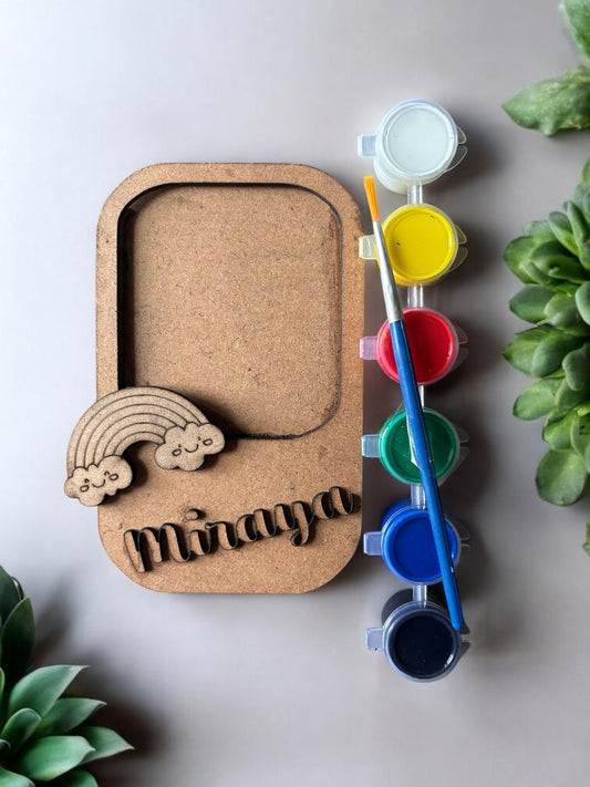 Rainbow Photo Frame Fridge Magnet DIY Kit