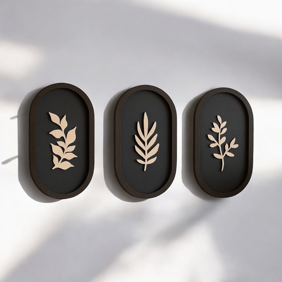 Harmony Trio -Set of 3 Wall Hanging