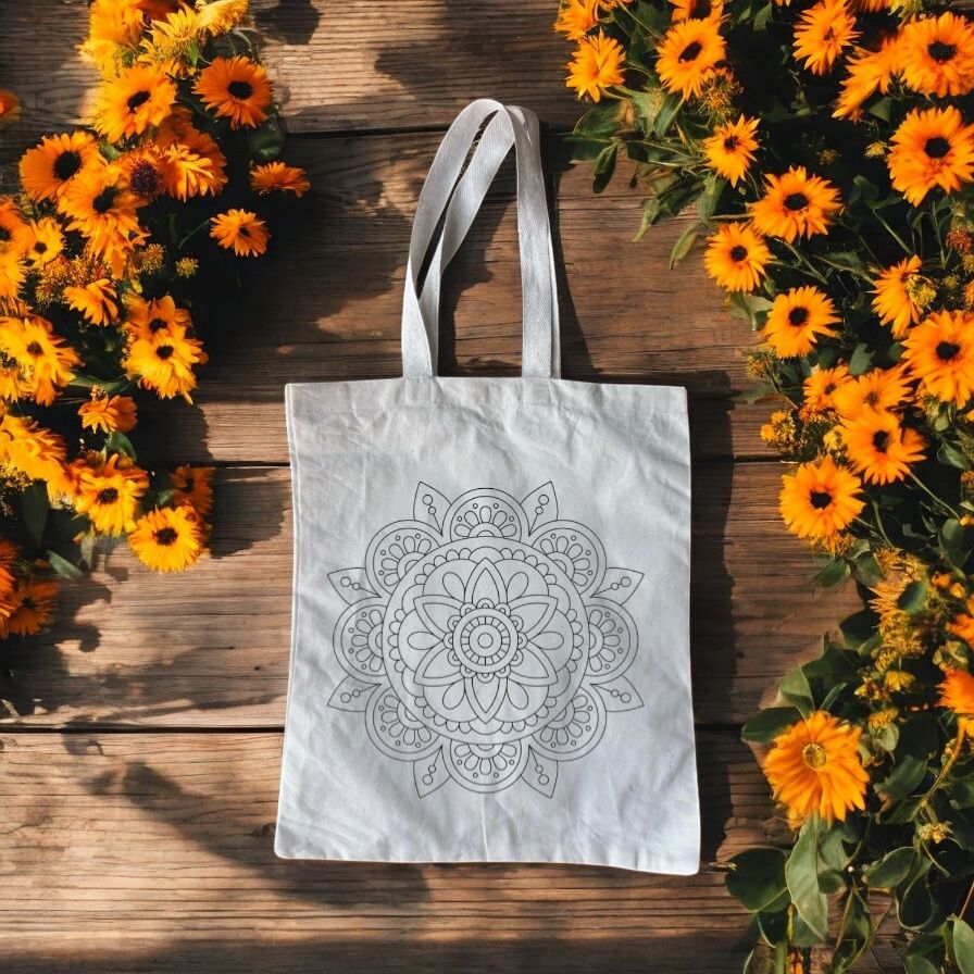 Mandala Tote Bag Painting DIY Kit