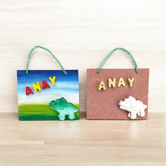 Dino World Nameboard DIY Kit