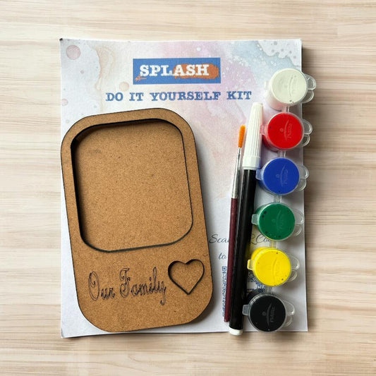 Family Photo Frame Fridge Magnet DIY Kit