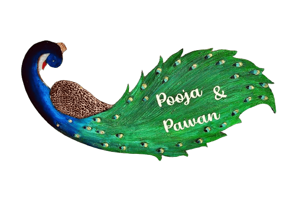 Peacock Nameplate