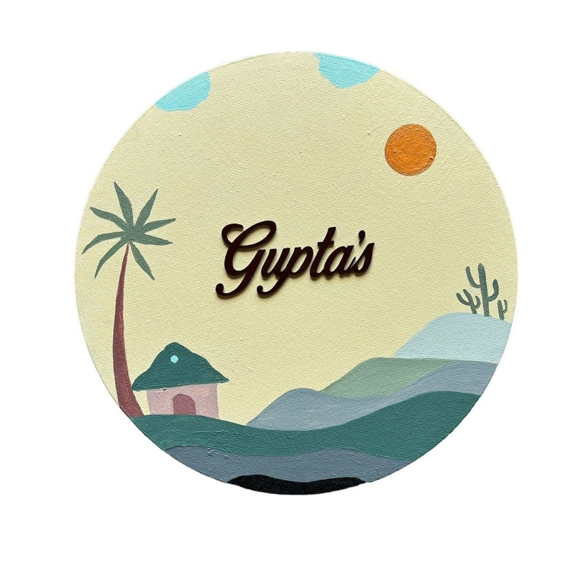 Boho Style Nameplate