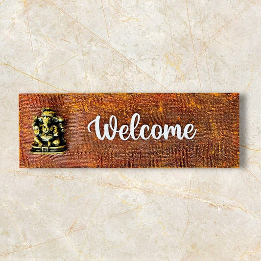 Welcome Ganesha Nameplate