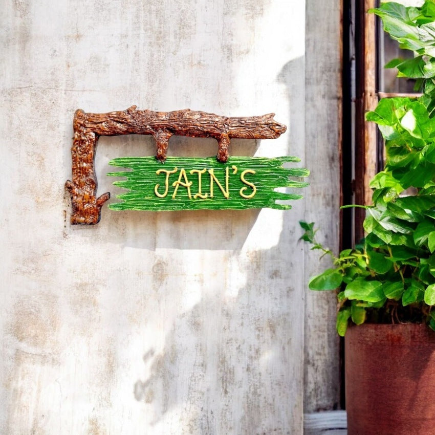 Tree Branch Nameplate