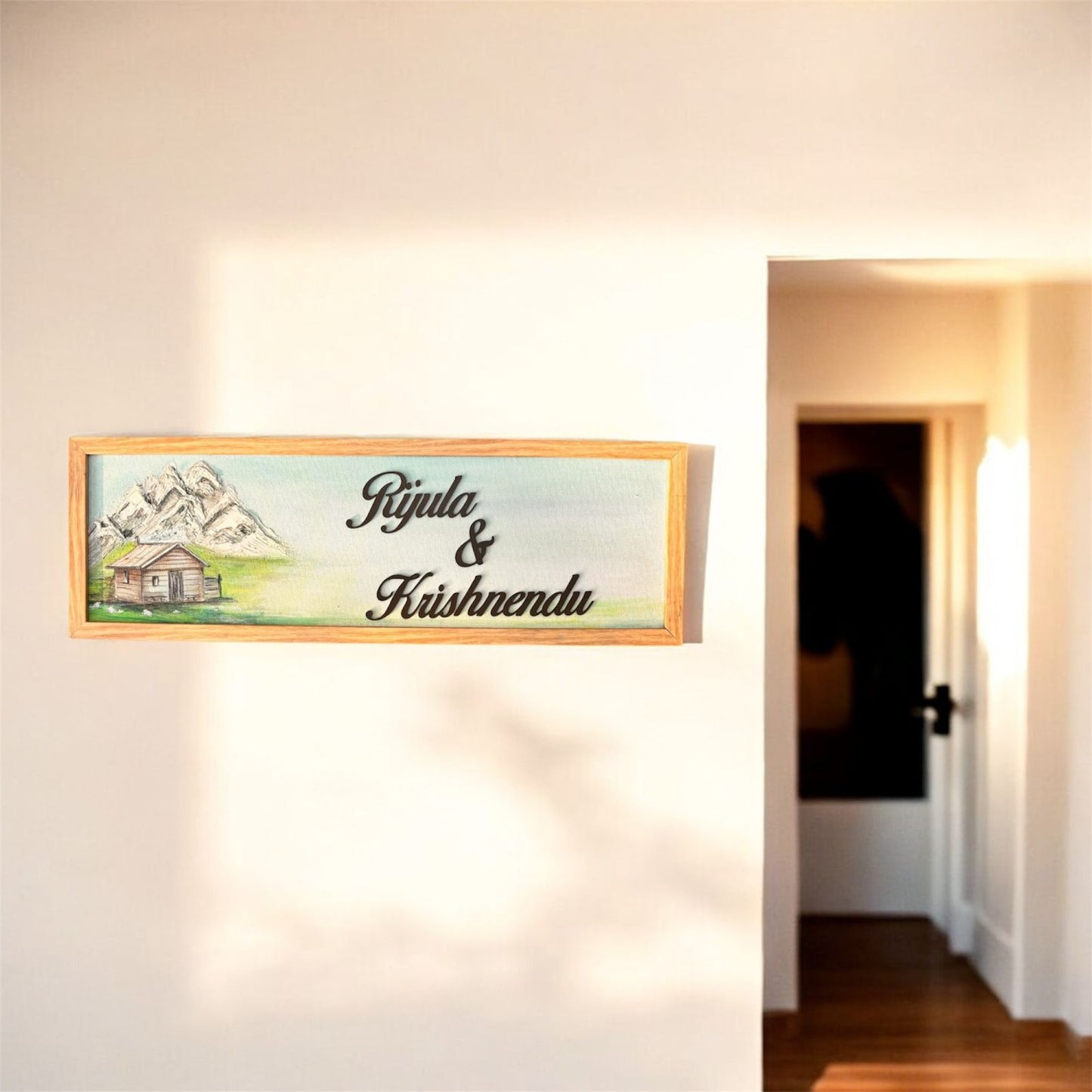 Sweet Home Nameplate