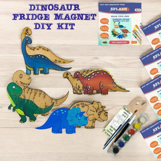 Dinosaur Fridge Magnet DIY Kit I SPLASH DIY Kit