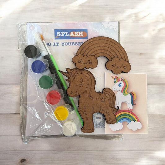 Unicorn Fridge Magnet and Keychain Kit