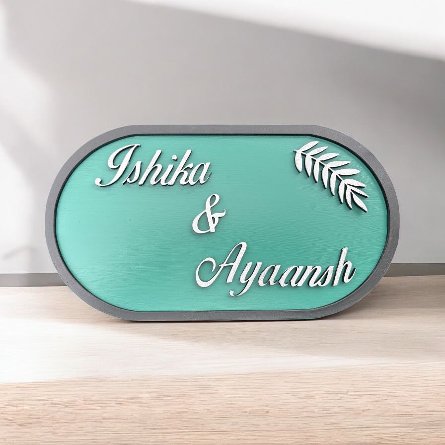Elegance Edge Nameplate