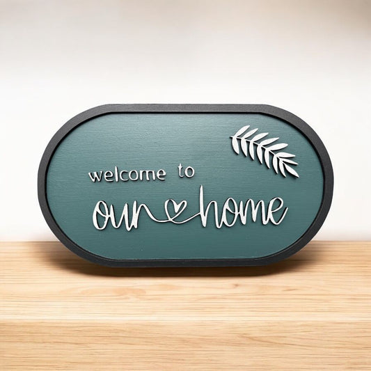 Welcome Home Nameplate